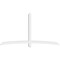 Ekena Millwork Bellingham Architectural Grade PVC Gable Bracket, 96"W x 52"H x 4"D x 4"F, 13/12 Pitch GBP096X52X0404BEL00 - alternate 5